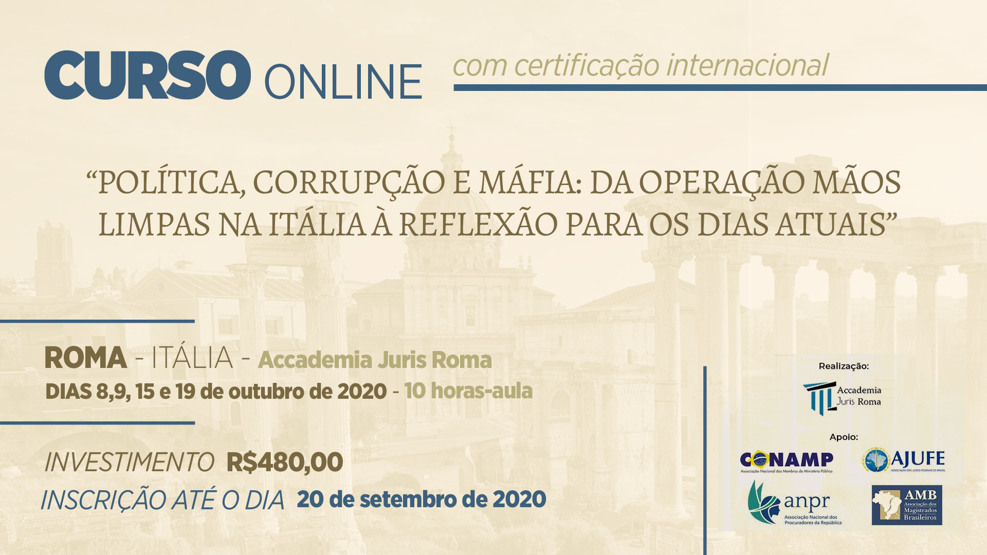 Política, corrupção e máfia: da Operação Mãos Limpas na Itália à reflexão para os dias atuais